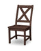 POLYWOOD Braxton Dining Side Chair in Mahogany