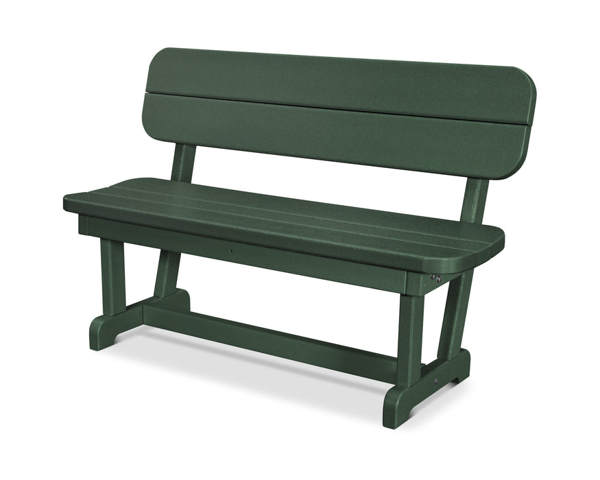 POLYWOOD Park 48" Bench in Green