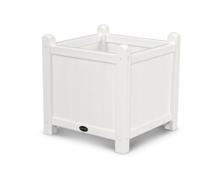POLYWOOD Traditional Garden 16" Planter in White
