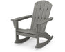 POLYWOOD® Nautical Adirondack Rocking Chair in Slate Grey