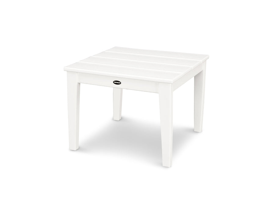 POLYWOOD Newport 22" End Table in White