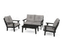 POLYWOOD Lakeside 4-Piece Deep Seating Set in
