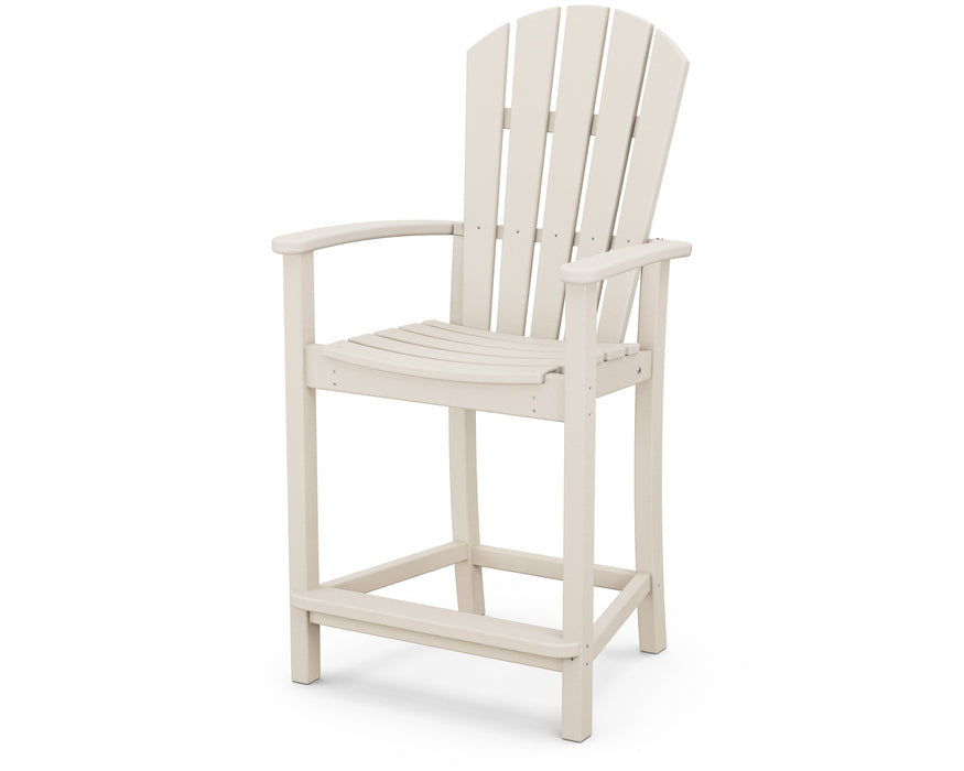 POLYWOOD Palm Coast Counter Chair in Sand