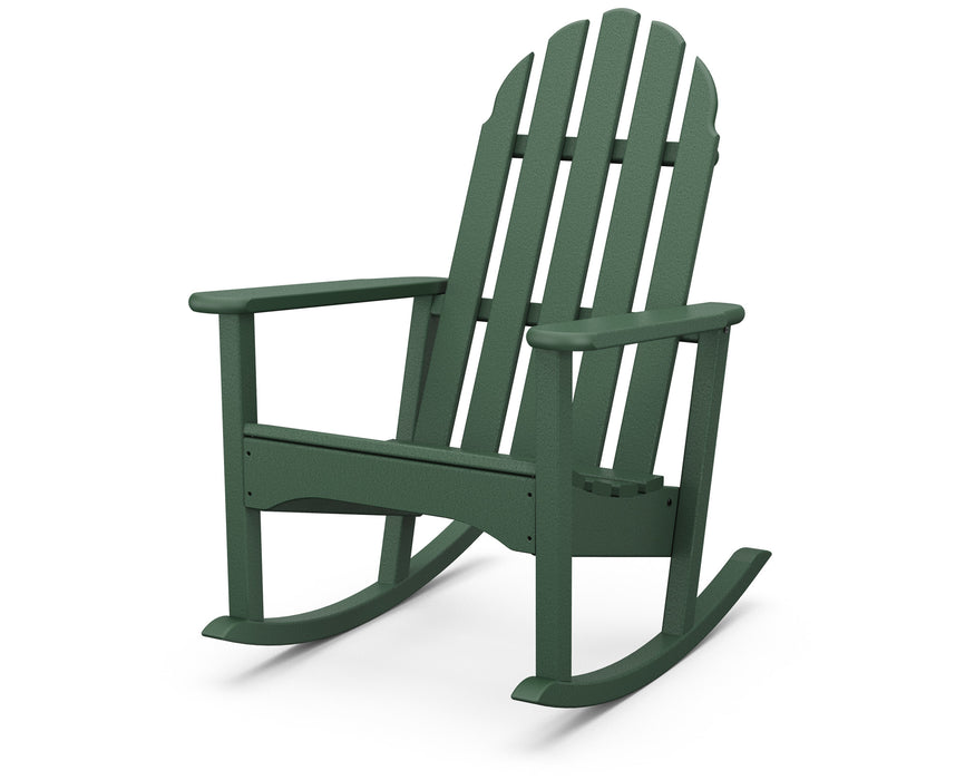 POLYWOOD Classic Adirondack Rocking Chair in Green