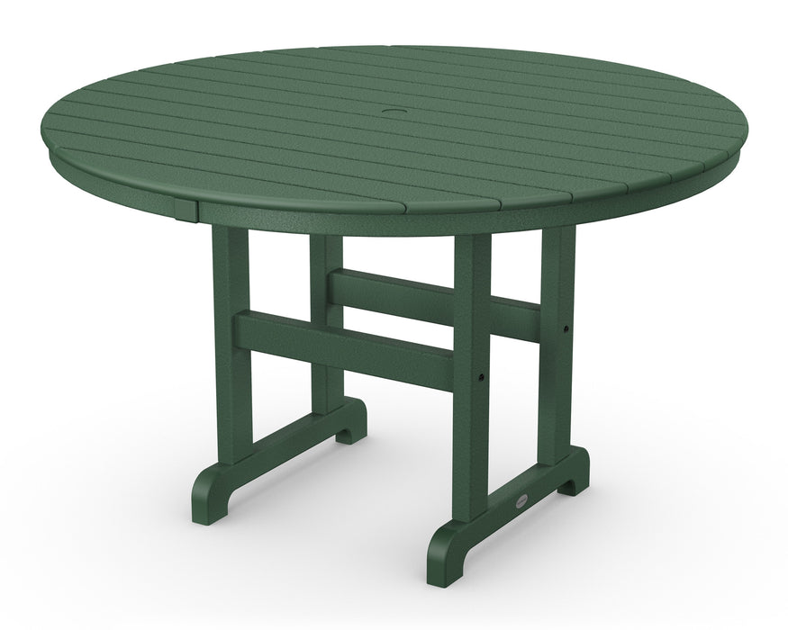 POLYWOOD Round 48" Dining Table in Green