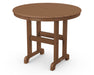POLYWOOD Round 36" Dining Table in Teak