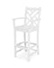 POLYWOOD Chippendale Bar Arm Chair in White