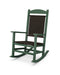 POLYWOOD Presidential Woven Rocking Chair in Green / Cahaba