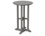POLYWOOD Traditional 24" Round Counter Table in Slate Grey
