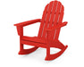 POLYWOOD Vineyard Adirondack Rocking Chair in Sunset Red