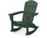 POLYWOOD® Nautical Adirondack Rocking Chair in Green