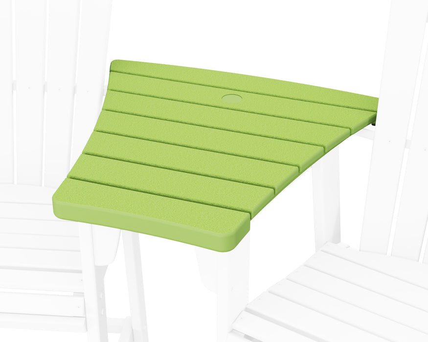 POLYWOOD 600 Series Angled Adirondack Dining Connecting Table in Lime