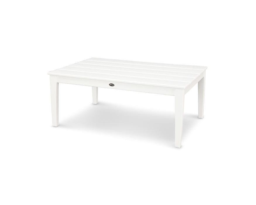 POLYWOOD Newport 28" x 42" Coffee Table in White