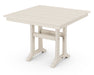 POLYWOOD Farmhouse Trestle 37" Dining Table in Sand