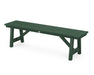 POLYWOOD Rustic Farmhouse 60" Backless Bench in Green