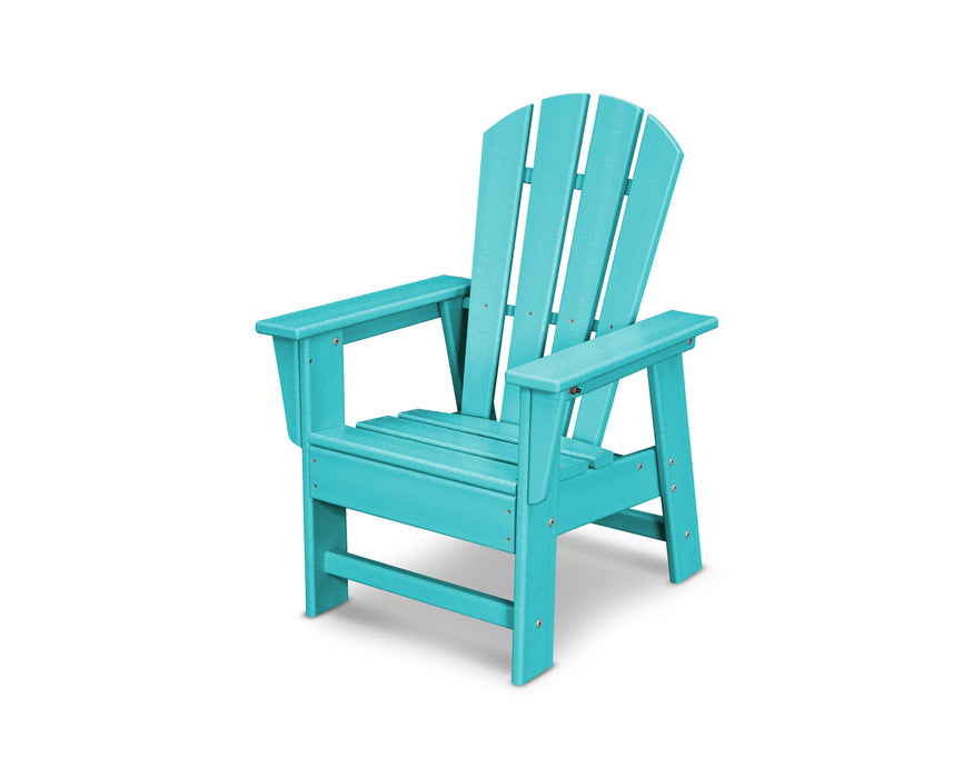 POLYWOOD Kids Adirondack Chair in Pacific Blue