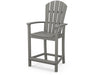 POLYWOOD Palm Coast Counter Chair in Slate Grey