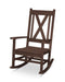 POLYWOOD Braxton Porch Rocking Chair in Mahogany