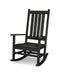 POLYWOOD Vineyard Porch Rocking Chair in Black