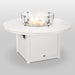 POLYWOOD Round 48" Fire Pit Table in White