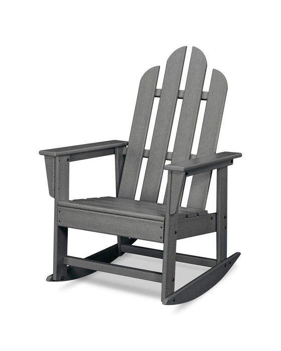 POLYWOOD Long Island Rocking Chair in Slate Grey