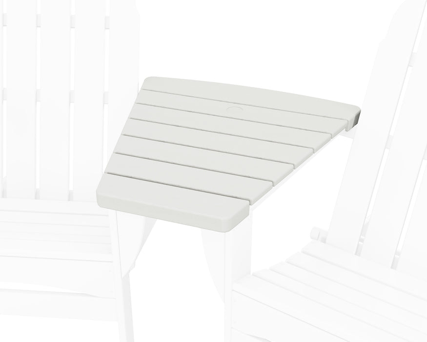 POLYWOOD Classic Series Angled Adirondack Connecting Table in Vintage White