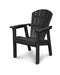 POLYWOOD Seashell Dining Chair in Black