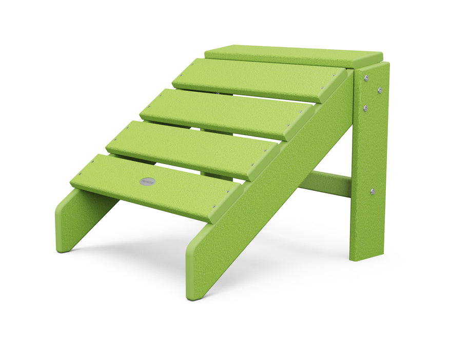 POLYWOOD South Beach Ottoman in Lime