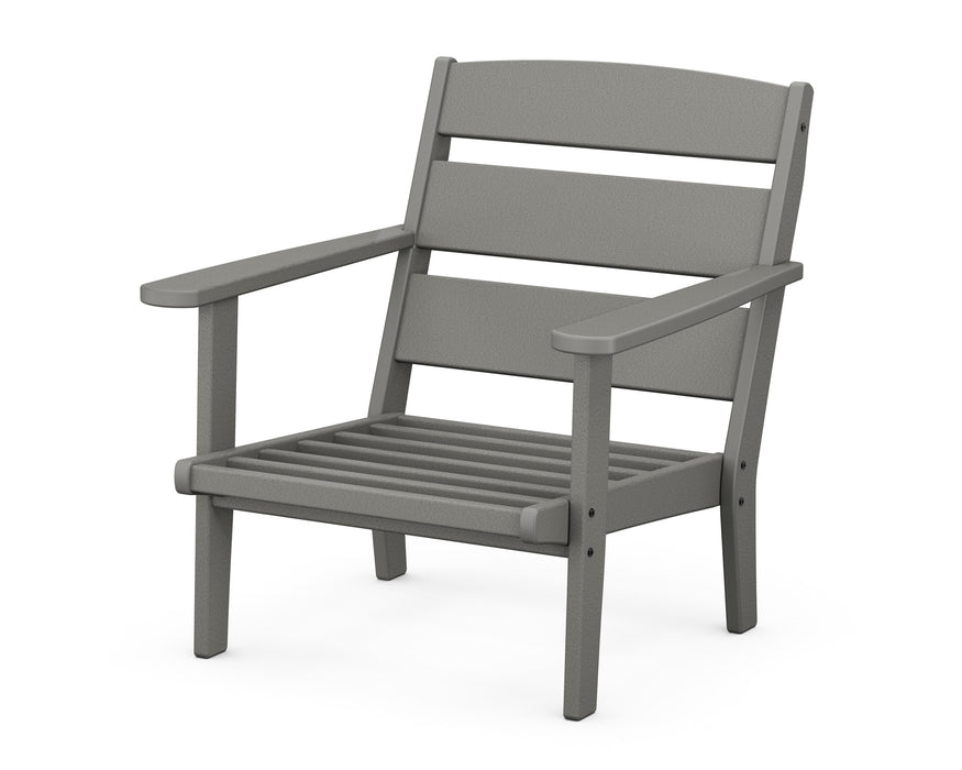 POLYWOOD Lakeside Deep Seating Chair Frame in Slate Grey