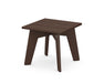 POLYWOOD Riviera Modern Side Table in Mahogany