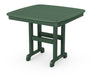 POLYWOOD Nautical 37" Dining Table in Green