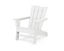 POLYWOOD The Wave Chair Left in White
