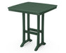 POLYWOOD Nautical Trestle 37" Bar Table in Green