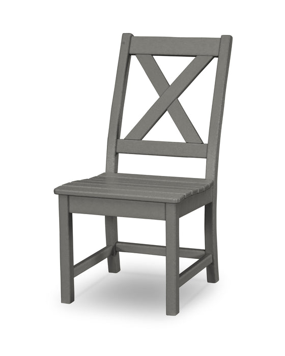 POLYWOOD Braxton Dining Side Chair in Slate Grey