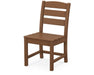 POLYWOOD Lakeside Dining Side Chair in Teak