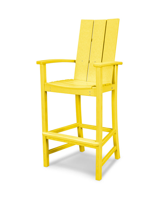 POLYWOOD Modern Adirondack Bar Chair in Lemon