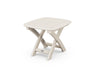 POLYWOOD Nautical 21" x 18" Side Table in Sand
