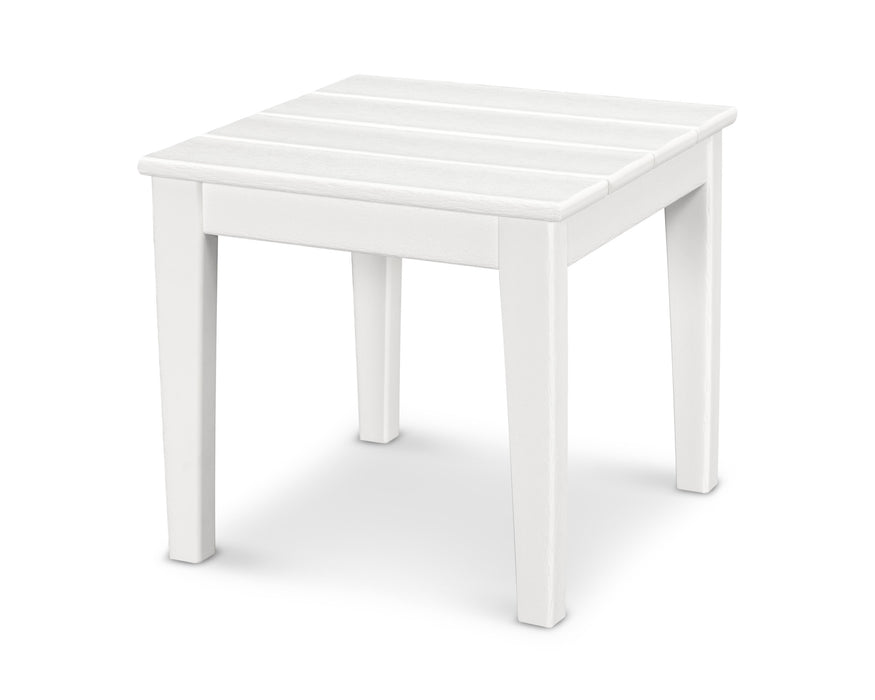 POLYWOOD Newport 18" End Table in White