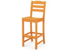 POLYWOOD La Casa Café Bar Side Chair in Tangerine