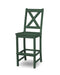 POLYWOOD Braxton Bar Side Chair in Green