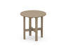 POLYWOOD Round 18" Side Table in Vintage Sahara