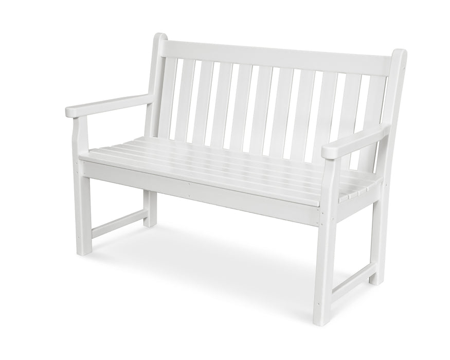 POLYWOOD Traditional Garden 48" Bench in White