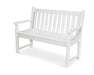 POLYWOOD Traditional Garden 48" Bench in White