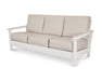 POLYWOOD Harbour Deep Seating Sofa in Vintage Sahara with Natural Linen fabric