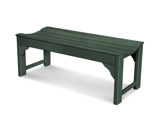 POLYWOOD Traditional Garden 48" Backless Bench in Green
