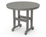 POLYWOOD Round 36" Dining Table in Slate Grey
