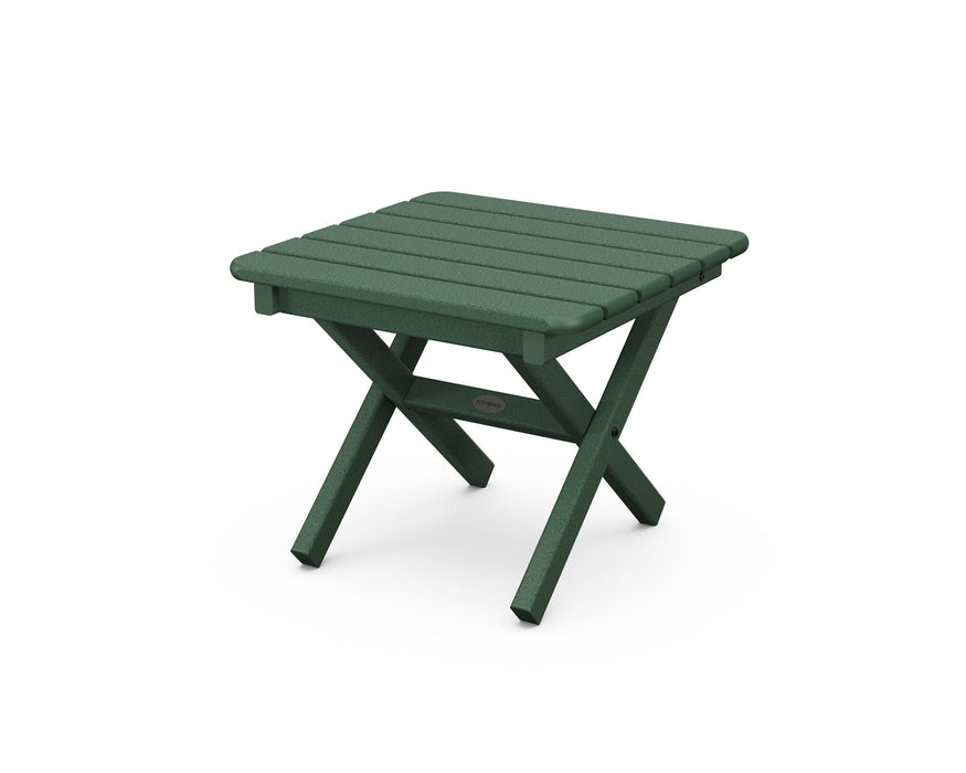 POLYWOOD Square 18" Side Table in Green