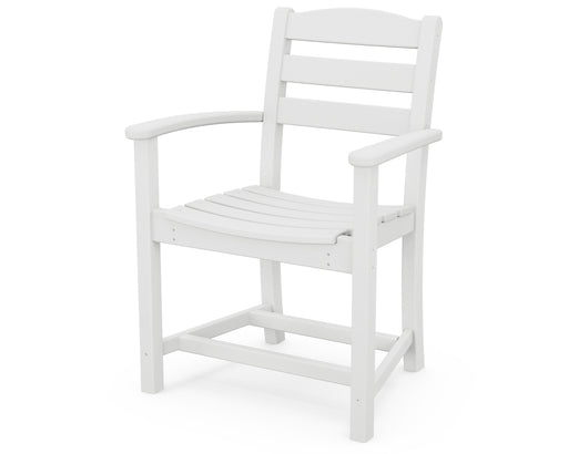 POLYWOOD La Casa Café Dining Arm Chair in White