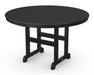 POLYWOOD Round 48" Dining Table in Black