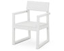 POLYWOOD EDGE Dining Arm Chair in White